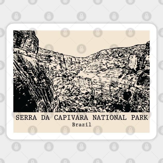 Serra da Capivara National Park - Brazil Sticker by Lakeric
